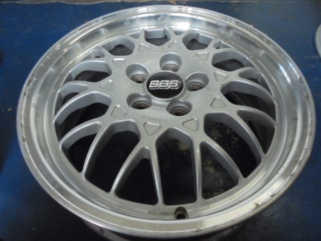 完売)(中古)☆BBS スバル純正オプション 16X6.5J+55 5/100 4本SET